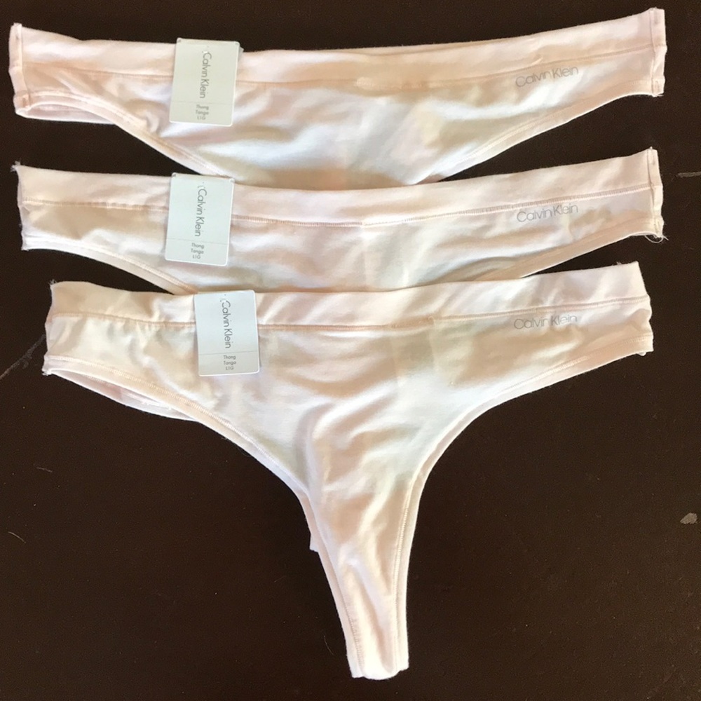 Set of 3 Calvin Klein Thong Underwear BRAND NEW